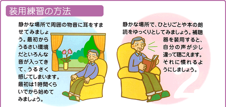 装用練習の方法